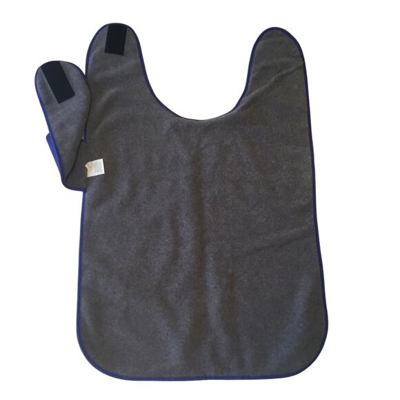 Dog Rain Coat Coming Home Brand Blue Gray Large - Picture 3 of 5